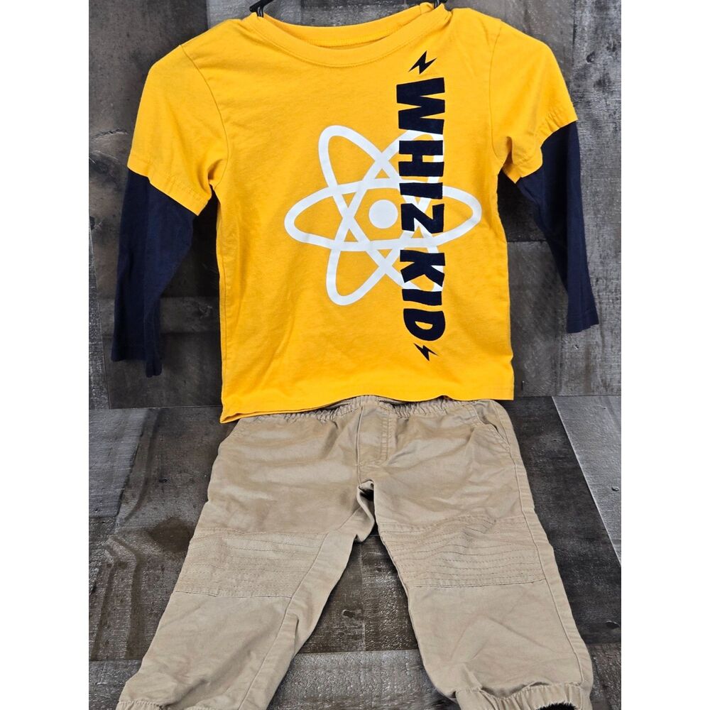 Garanimals Boys 2 Piece Outfit Pants and Long sleeve Shirt Boys 5T